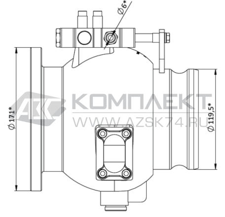 Адаптер рециркуляции ПВС T206-AL40