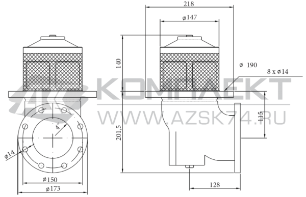 Пневматический данный клапан Т95-3S-AL40