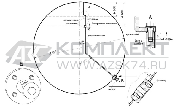 Датчик-индикатор уровня ПМП-111