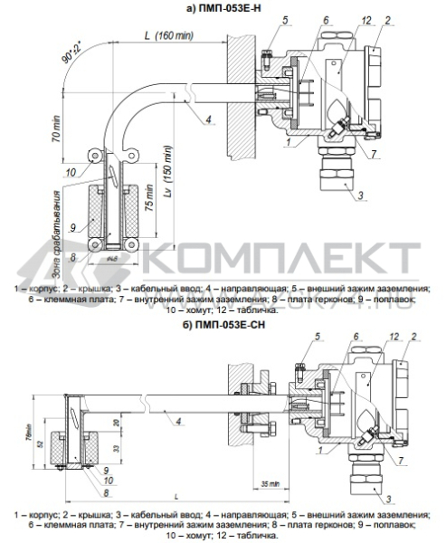 Датчик уровня ПМП-053