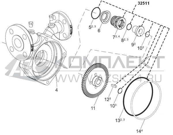 Ремкомплект Corken FD-150 Ремкомплект Corken FD-150