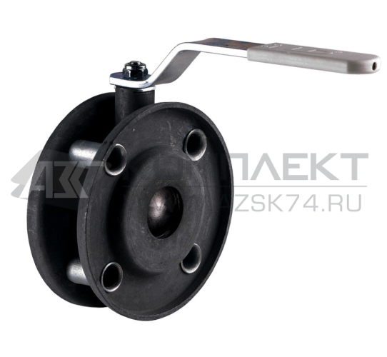 Кран шаровый стальной оцинкованный межфланцевый LD Стриж Ду 100